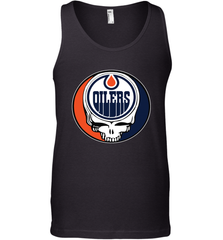 Edmonton Oilers Grateful Dead Steal Your Face Hockey NHL Mens Tank Top Mens Tank Top - VeigarTee