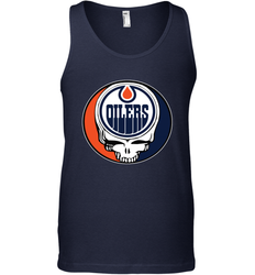 Edmonton Oilers Grateful Dead Steal Your Face Hockey NHL Mens Tank Top