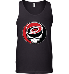 Carolina Hurricanes Grateful Dead Steal Your Face Hockey NHL Mens Tank Top Mens Tank Top - VeigarTee