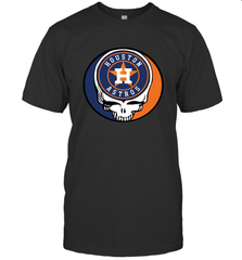 Houston Astros Grateful Dead Steal Your Face Baseball Mens T-Shirt Mens T-Shirt - VeigarTee