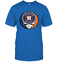 Houston Astros Grateful Dead Steal Your Face Baseball Mens T-Shirt Mens T-Shirt - VeigarTee