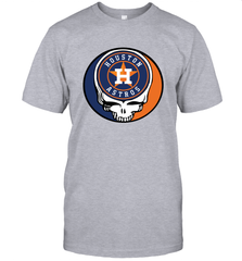 Houston Astros Grateful Dead Steal Your Face Baseball Mens T-Shirt Mens T-Shirt - VeigarTee