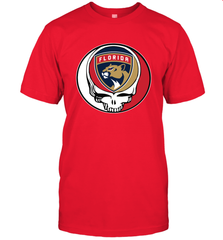 Florida Panthers Grateful Dead Steal Your Face Hockey NHL Mens T-Shirt Mens T-Shirt - VeigarTee
