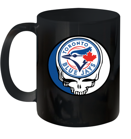 Toronto Blue Jays Grateful Dead Steal Your Face Baseball Ceramic Mug 11oz Ceramic Mug 11oz / Black / 11oz Ceramic Mug 11oz - VeigarTee