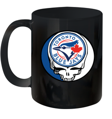 Toronto Blue Jays Grateful Dead Steal Your Face Baseball Ceramic Mug 11oz Ceramic Mug 11oz - VeigarTee