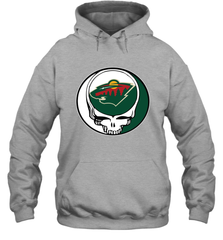 Minnesota Wild Grateful Dead Steal Your Face Hockey NHL Adult Hoodie Sweatshirt Adult Hoodie Sweatshirt - VeigarTee