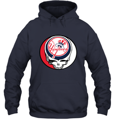 New York Yankees Grateful Dead Steal Your Face Baseball Adult Hoodie Sweatshirt