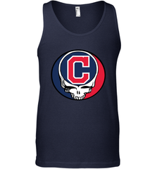 Cleveland Indians Grateful Dead Steal Your Face Baseball Mens Tank Top Mens Tank Top - VeigarTee