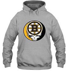 Boston Bruins Grateful Dead Steal Your Face Hockey NHL Adult Hoodie Sweatshirt Adult Hoodie Sweatshirt - VeigarTee