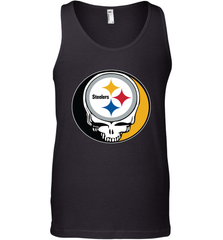 Pittsburgh Steelers Grateful Dead Steal Your Face NFL Football Mens Tank Top Mens Tank Top - VeigarTee