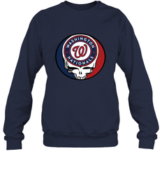 Washington Nationals Grateful Dead Steal Your Face Baseball Adult Sweatshirt