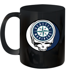 Seattle Mariners Grateful Dead Steal Your Face Baseball Ceramic Mug 11oz