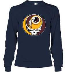 Washington Redskins Grateful Dead Steal Your Face NFL Football Adult Long Sleeve T-Shirt