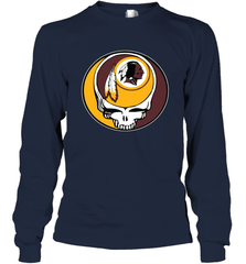 Washington Redskins Grateful Dead Steal Your Face NFL Football Adult Long Sleeve T-Shirt Adult Long Sleeve T-Shirt - VeigarTee
