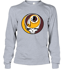 Washington Redskins Grateful Dead Steal Your Face NFL Football Adult Long Sleeve T-Shirt Adult Long Sleeve T-Shirt - VeigarTee