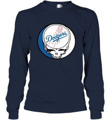 Los Angeles Dodgers Grateful Dead Steal Your Face Baseball Adult Long Sleeve T-Shirt Adult Long Sleeve T-Shirt - VeigarTee