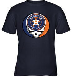 Houston Astros Grateful Dead Steal Your Face Baseball Youth T-Shirt