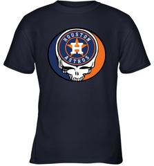 Houston Astros Grateful Dead Steal Your Face Baseball Youth T-Shirt Youth T-Shirt - VeigarTee