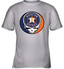 Houston Astros Grateful Dead Steal Your Face Baseball Youth T-Shirt Youth T-Shirt - VeigarTee