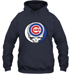 Chicago Cubs Grateful Dead Steal Your Face Baseball Adult Hoodie Sweatshirt