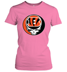 Cincinnati Bengals Grateful Dead Steal Your Face NFL Football Womens T-Shirt Womens T-Shirt - VeigarTee