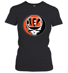 Cincinnati Bengals Grateful Dead Steal Your Face NFL Football Womens T-Shirt Womens T-Shirt - VeigarTee