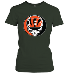Cincinnati Bengals Grateful Dead Steal Your Face NFL Football Womens T-Shirt Womens T-Shirt - VeigarTee