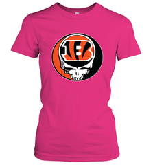Cincinnati Bengals Grateful Dead Steal Your Face NFL Football Womens T-Shirt Womens T-Shirt - VeigarTee
