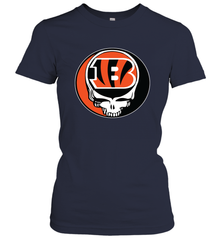 Cincinnati Bengals Grateful Dead Steal Your Face NFL Football Womens T-Shirt Womens T-Shirt - VeigarTee