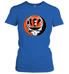 Cincinnati Bengals Grateful Dead Steal Your Face NFL Football Womens T-Shirt Womens T-Shirt - VeigarTee