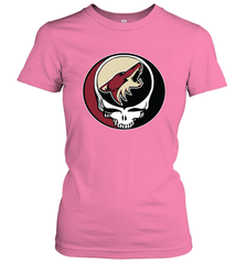 Arizona Coyotes Grateful Dead Steal Your Face Hockey NHL Womens T-Shirt Womens T-Shirt - VeigarTee