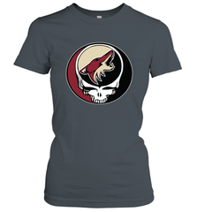 Arizona Coyotes Grateful Dead Steal Your Face Hockey NHL Womens T-Shirt Womens T-Shirt - VeigarTee