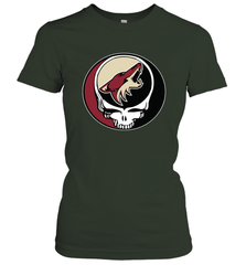 Arizona Coyotes Grateful Dead Steal Your Face Hockey NHL Womens T-Shirt Womens T-Shirt - VeigarTee