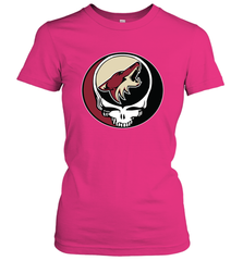 Arizona Coyotes Grateful Dead Steal Your Face Hockey NHL Womens T-Shirt Womens T-Shirt - VeigarTee