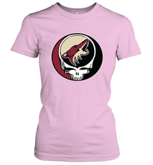 Arizona Coyotes Grateful Dead Steal Your Face Hockey NHL Womens T-Shirt Womens T-Shirt - VeigarTee