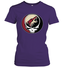 Arizona Coyotes Grateful Dead Steal Your Face Hockey NHL Womens T-Shirt Womens T-Shirt - VeigarTee