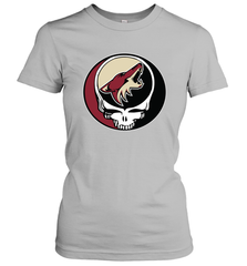 Arizona Coyotes Grateful Dead Steal Your Face Hockey NHL Womens T-Shirt Womens T-Shirt - VeigarTee