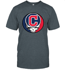 Cleveland Indians Grateful Dead Steal Your Face Baseball Mens T-Shirt Mens T-Shirt - VeigarTee