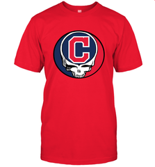 Cleveland Indians Grateful Dead Steal Your Face Baseball Mens T-Shirt Mens T-Shirt - VeigarTee