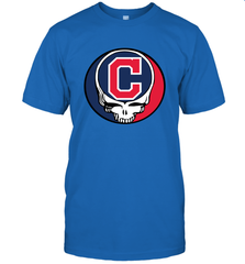 Cleveland Indians Grateful Dead Steal Your Face Baseball Mens T-Shirt Mens T-Shirt - VeigarTee