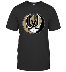 Vegas Golden Knights Grateful Dead Steal Your Face Hockey NHL Mens T-Shirt