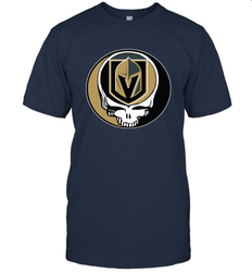 Vegas Golden Knights Grateful Dead Steal Your Face Hockey NHL Mens T-Shirt