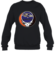 Baltimore Ravens Grateful Dead Steal Your Face NFL Football Adult Sweatshirt Adult Sweatshirt - VeigarTee