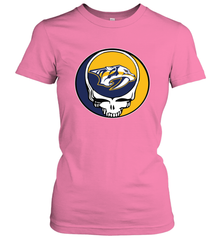 Nashville Predators Grateful Dead Steal Your Face Hockey NHL Womens T-Shirt Womens T-Shirt - VeigarTee