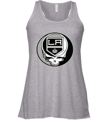 Los Angeles Kings Grateful Dead Steal Your Face Hockey NHL Womens Racerback Tank Top Womens Racerback Tank Top - VeigarTee