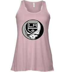 Los Angeles Kings Grateful Dead Steal Your Face Hockey NHL Womens Racerback Tank Top Womens Racerback Tank Top - VeigarTee