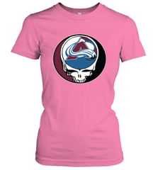 Colorado Avalanche Grateful Dead Steal Your Face Hockey NHL Womens T-Shirt Womens T-Shirt - VeigarTee