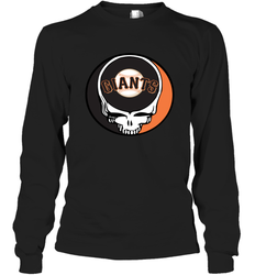San Francisco Giants Grateful Dead Steal Your Face Baseball Adult Long Sleeve T-Shirt