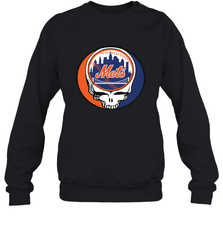 New York Mets Grateful Dead Steal Your Face Baseball Adult Sweatshirt Adult Sweatshirt - VeigarTee