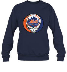 New York Mets Grateful Dead Steal Your Face Baseball Adult Sweatshirt Adult Sweatshirt - VeigarTee